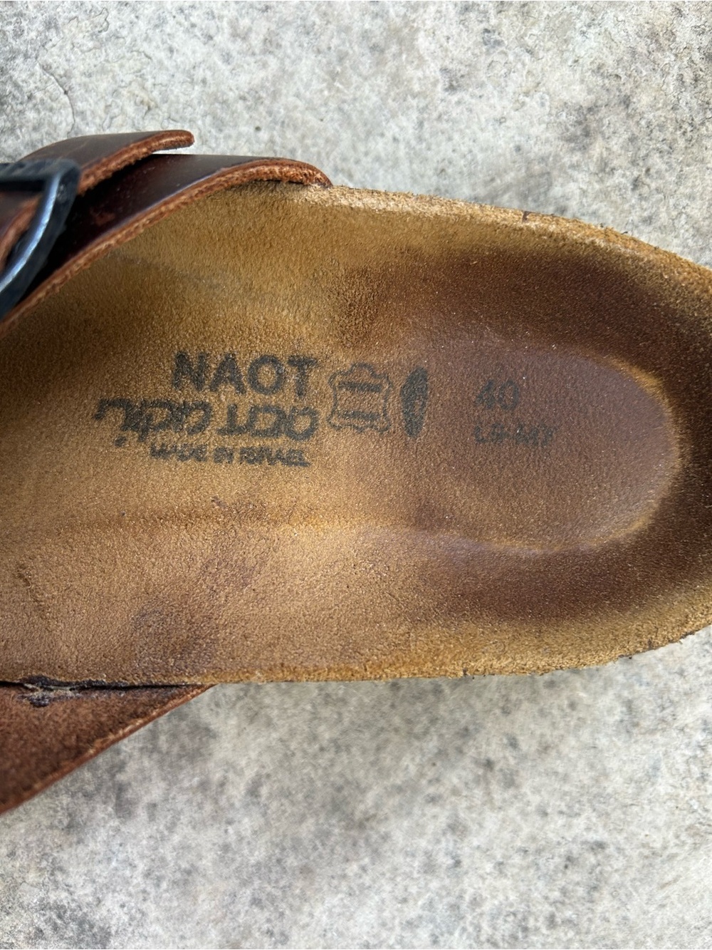 Naot Tahoe Buffalo Leather Sandals, size 40 - Picture 10 of 12
